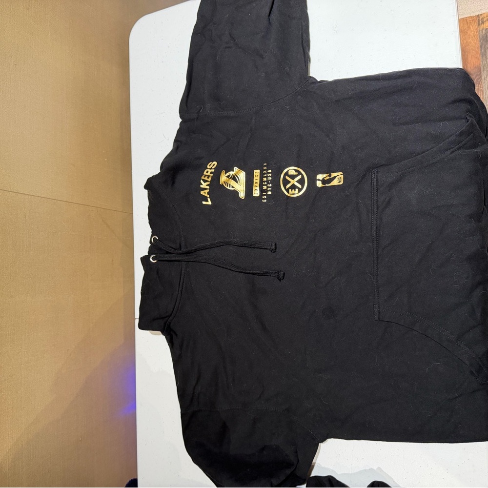 Express Black and Gold Hoodie